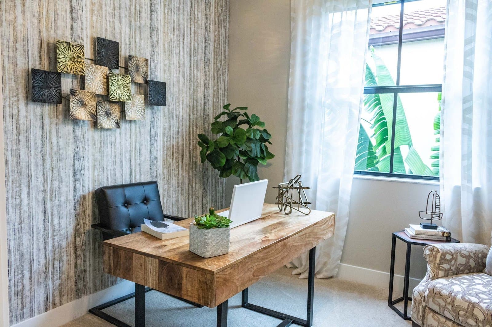 brown wooden table Property Management Companies Near Land O' Lakes