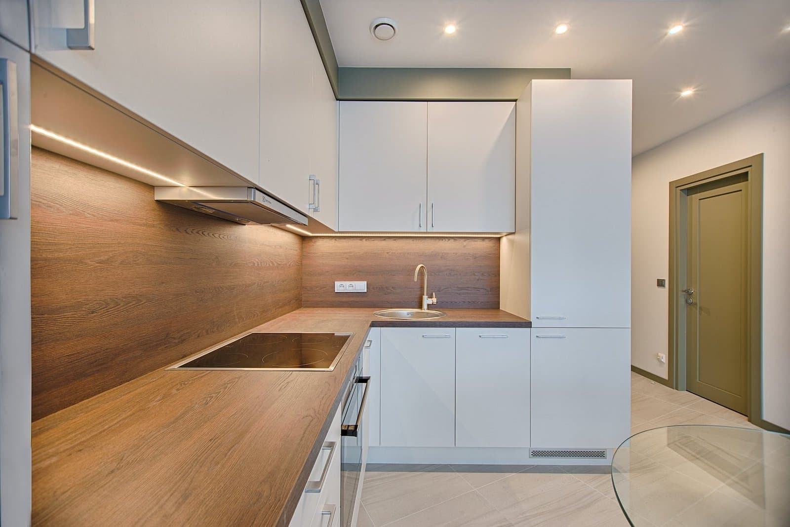 white wooden modular kitchen property manager in lutz
