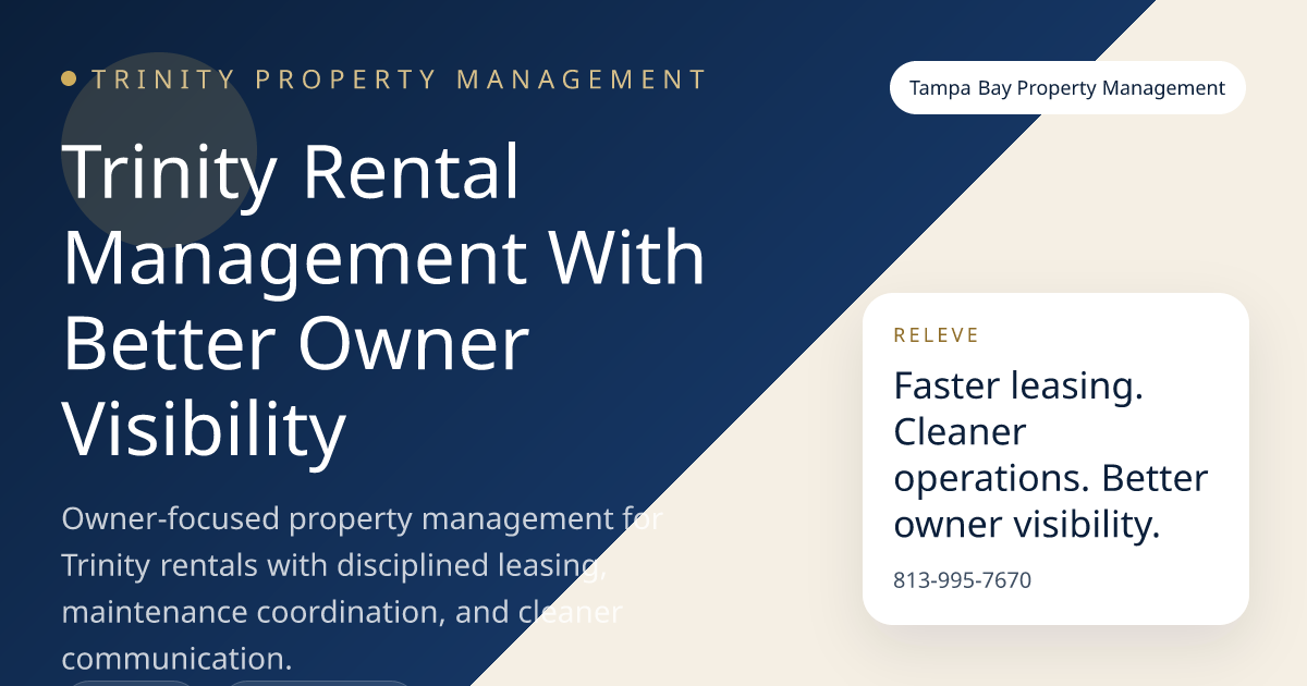 Trinity Property Management | Rental Management for Owners